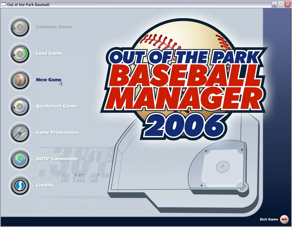 Изображение игры: Out of the Park Baseball 2006