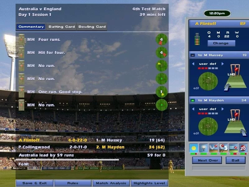 Изображение игры: International Cricket Captain Ashes Edition 2006