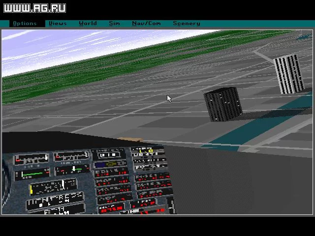 Изображение игры: Microsoft Flight Simulator 5.0