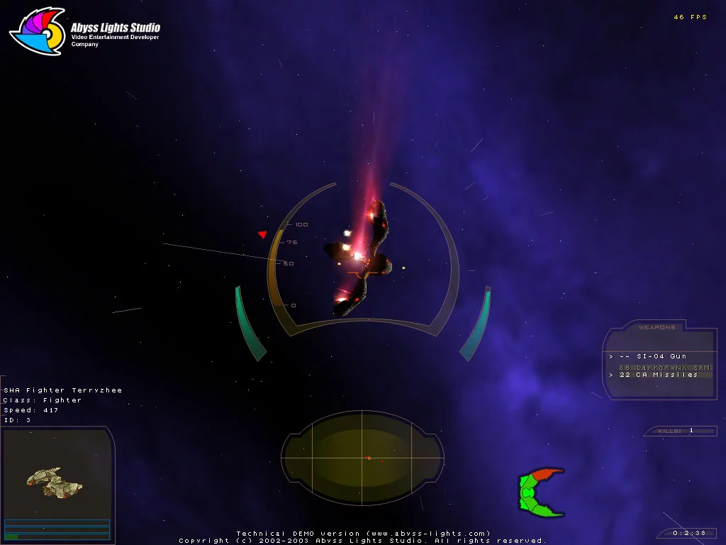 Изображение игры: Abyss Lights: Frozen Systems