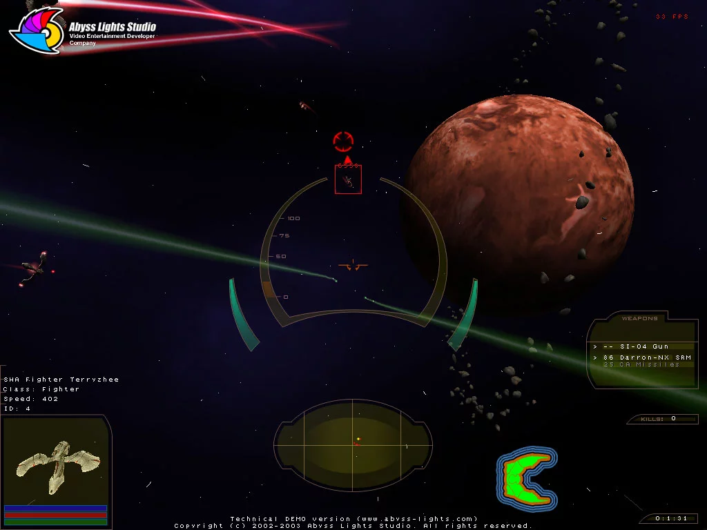 Изображение игры: Abyss Lights: Frozen Systems