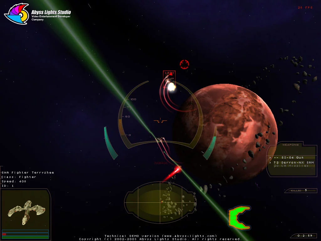 Изображение игры: Abyss Lights: Frozen Systems