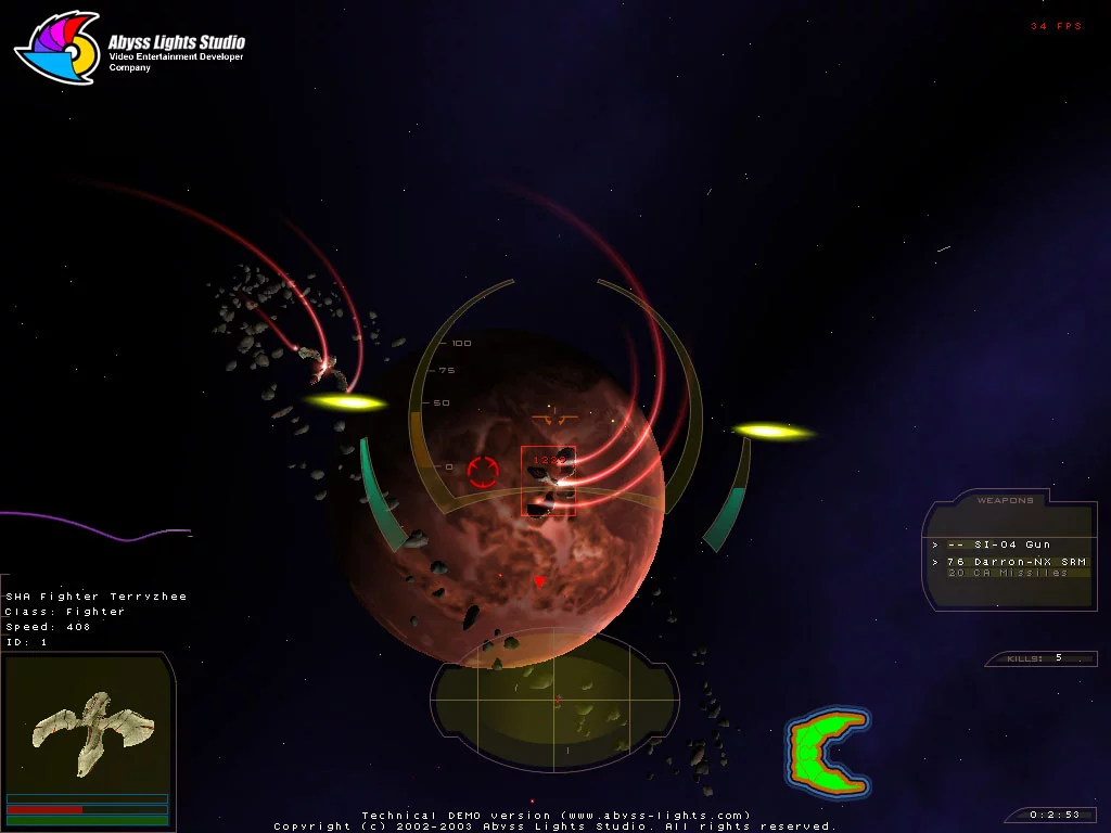 Изображение игры: Abyss Lights: Frozen Systems