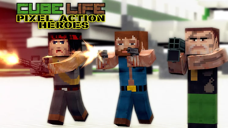 Изображение игры: Cube Life: Pixel Action Heroes