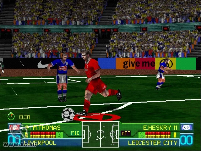 Изображение игры: World League Soccer '98