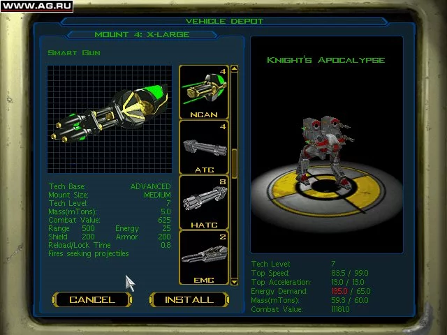 Изображение игры: Starsiege