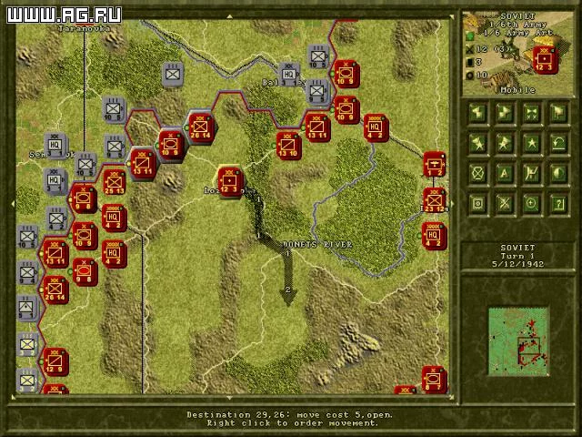 Изображение игры: The Operational Art of War, Vol. 1: 1939-1955