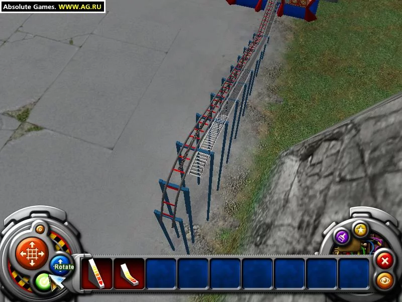 Изображение игры: Roller Coaster Factory 3