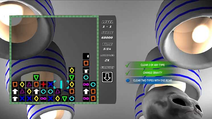 Изображение игры: GravBlocks+