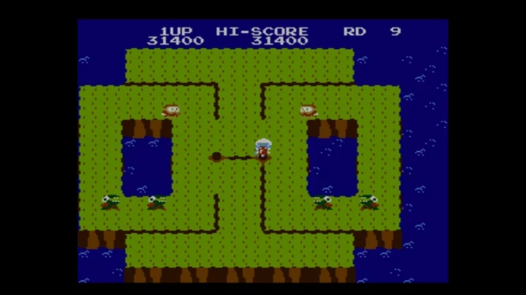 Изображение игры: DIG DUG II
