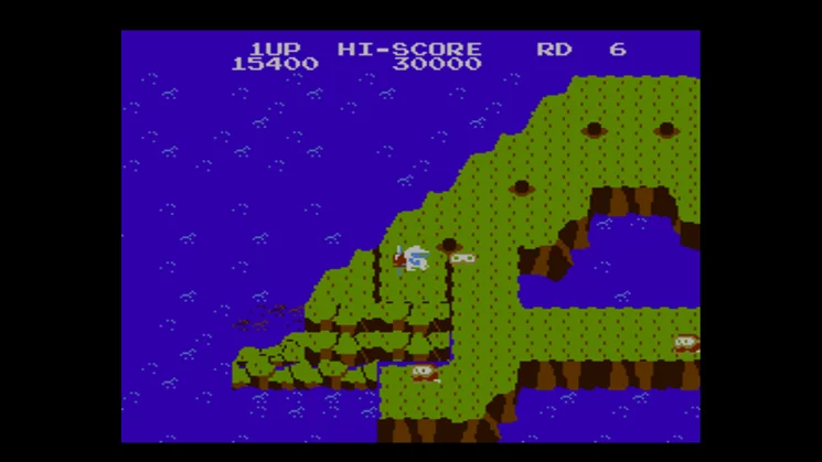 Изображение игры: DIG DUG II