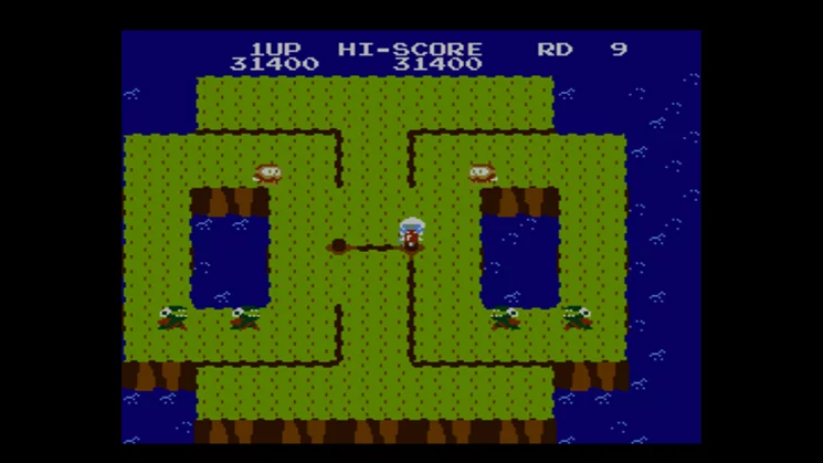 Изображение игры: DIG DUG II