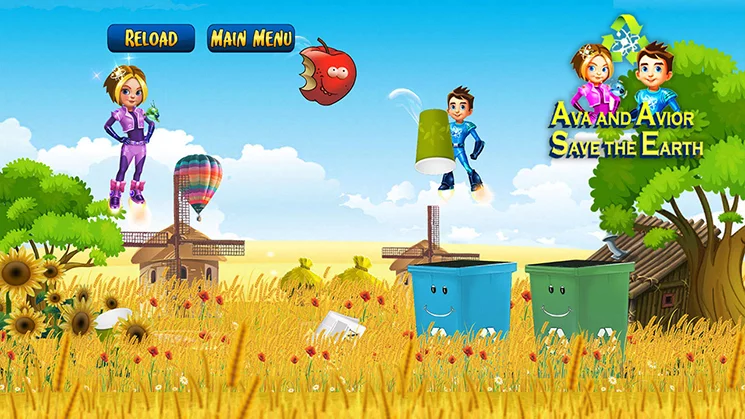 Изображение игры: Ava and Avior Save the Earth