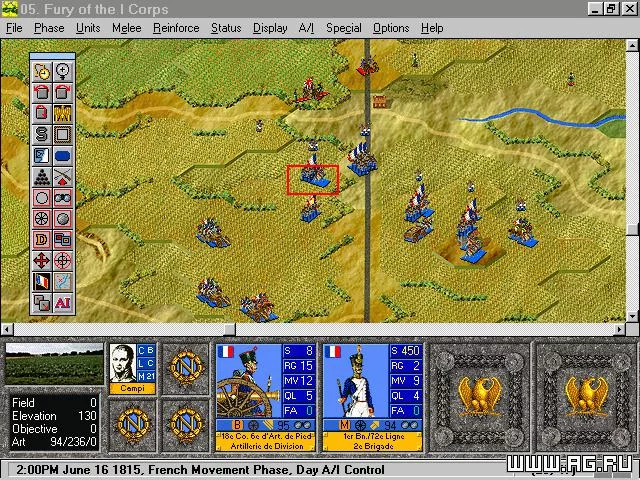 Изображение игры: Battleground 8: Prelude to Waterloo