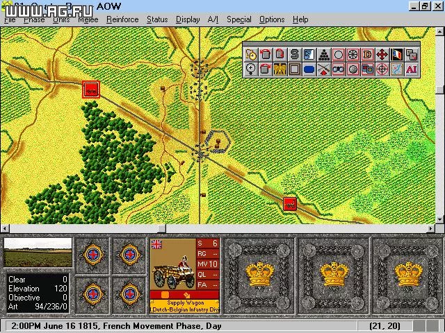 Изображение игры: Battleground 8: Prelude to Waterloo