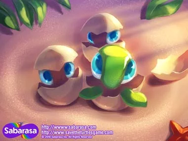 Изображение игры: Save the Turtles