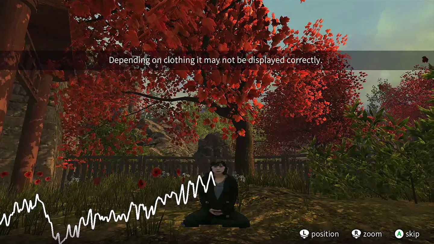 Изображение игры: "ZAZEN", zen meditation game