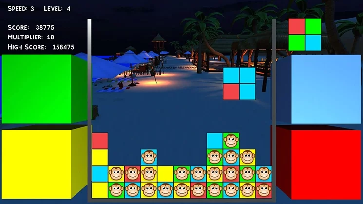 Изображение игры: Puzzle Monkeys