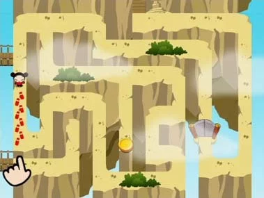Изображение игры: Pucca's Race for Kisses