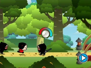 Изображение игры: Pucca's Race for Kisses