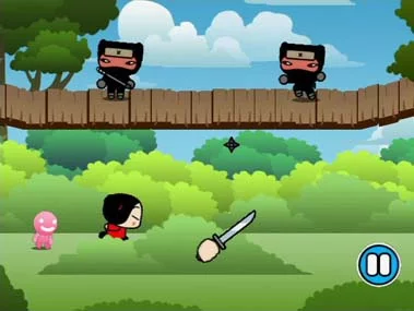 Изображение игры: Pucca's Race for Kisses