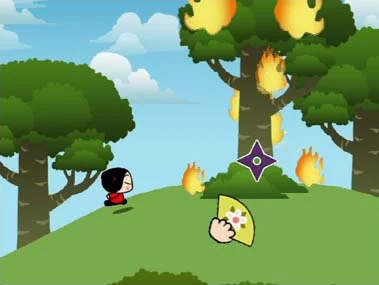 Изображение игры: Pucca's Race for Kisses