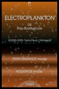 Изображение игры: Electroplankton Sun-Animalcule