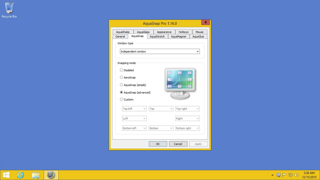 Изображение игры: AquaSnap Window Manager