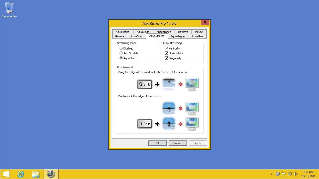 Изображение игры: AquaSnap Window Manager