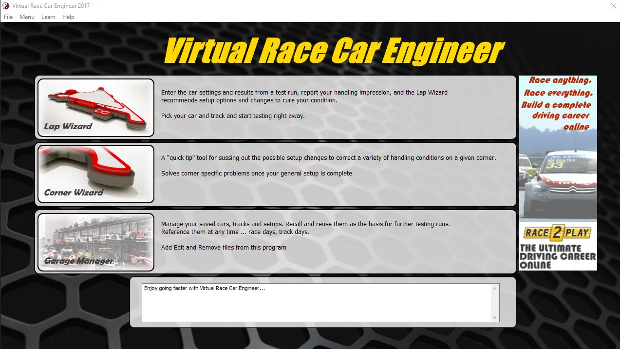 Изображение игры: Virtual Race Car Engineer 2017