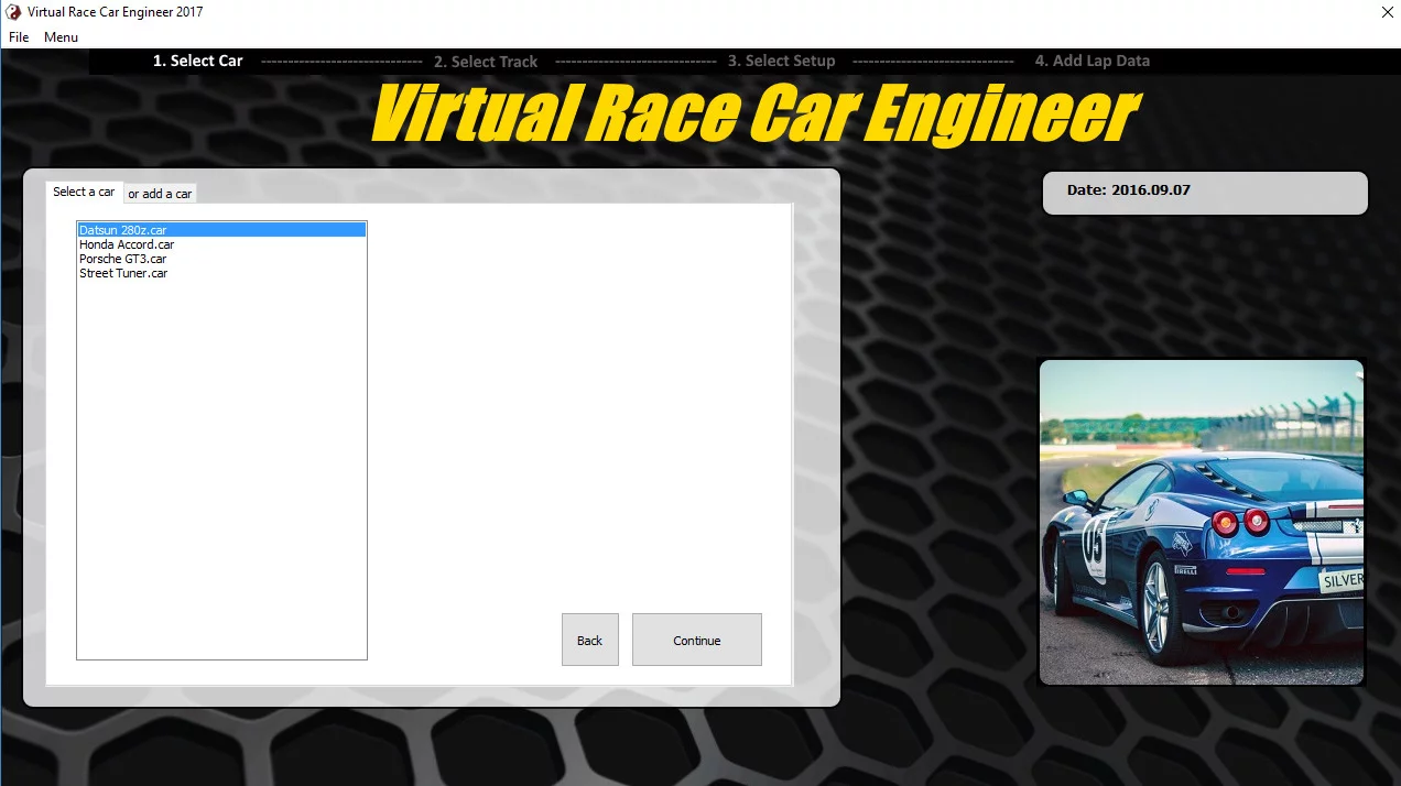 Изображение игры: Virtual Race Car Engineer 2017
