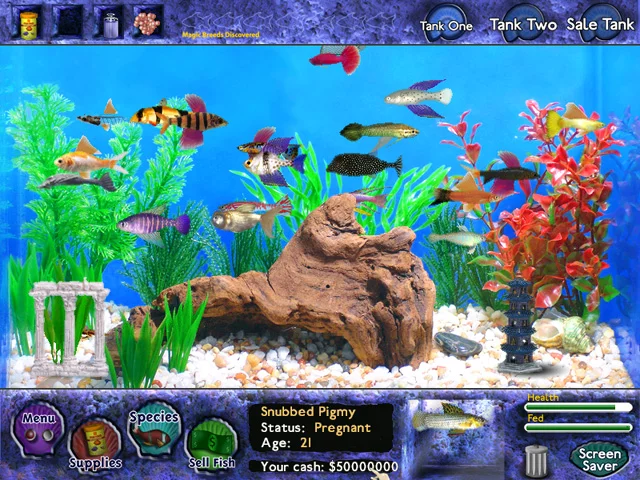 Изображение игры: Fish Tycoon for Windows