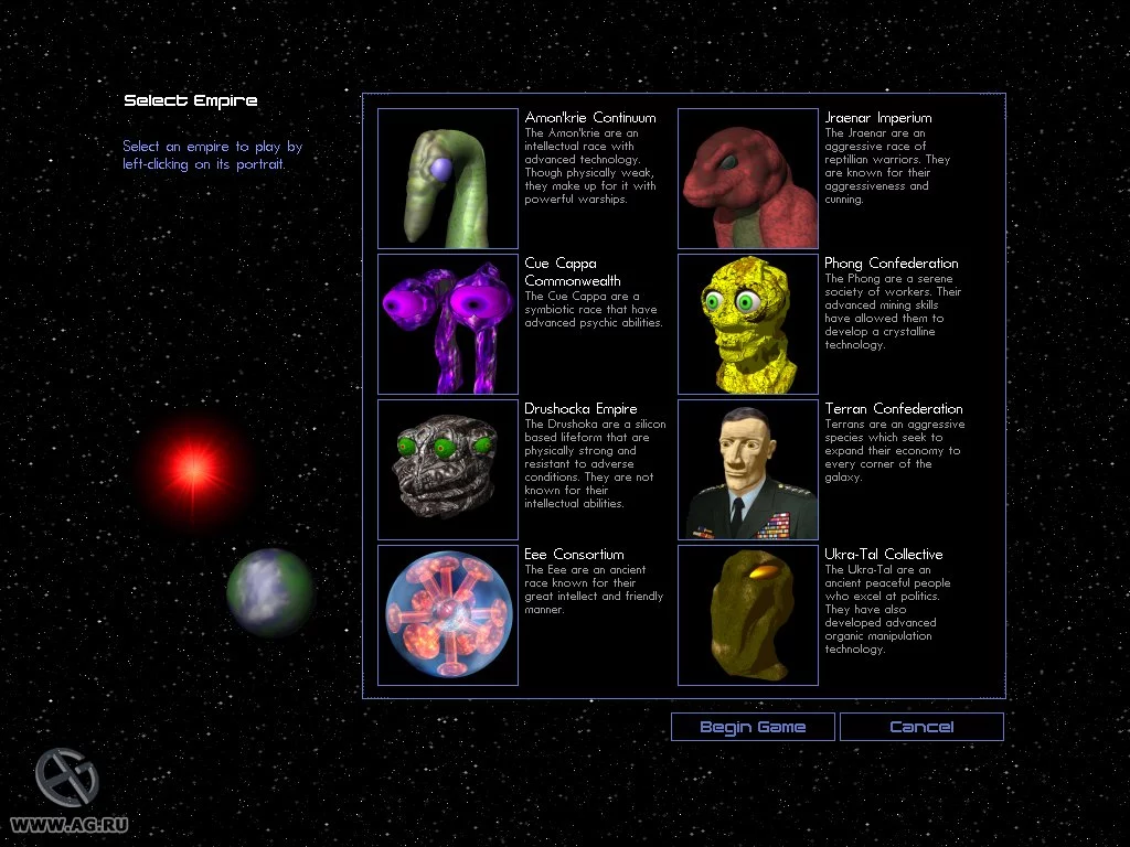Изображение игры: Space Empires 4