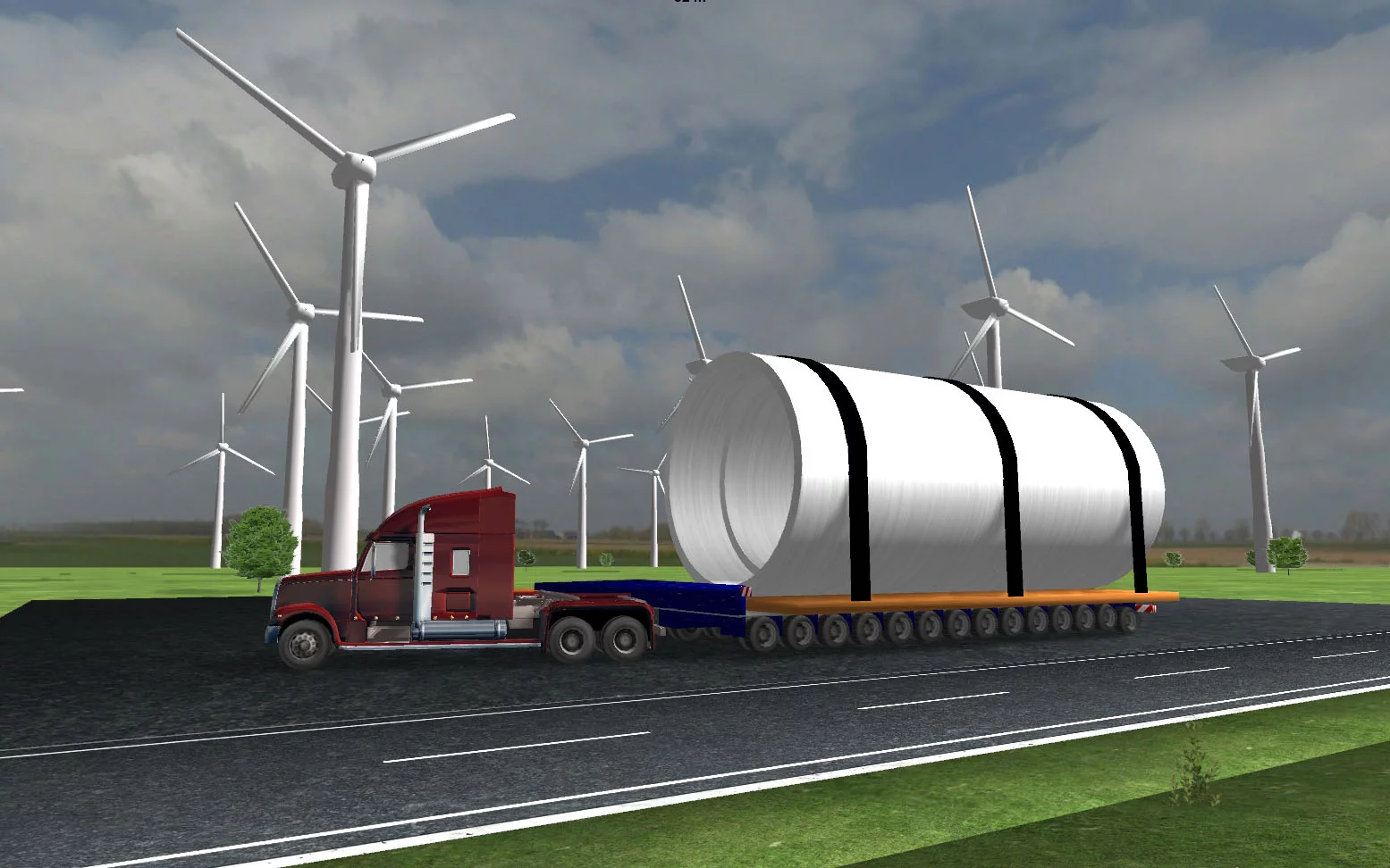 Изображение игры: Heavyweight Transport Simulator