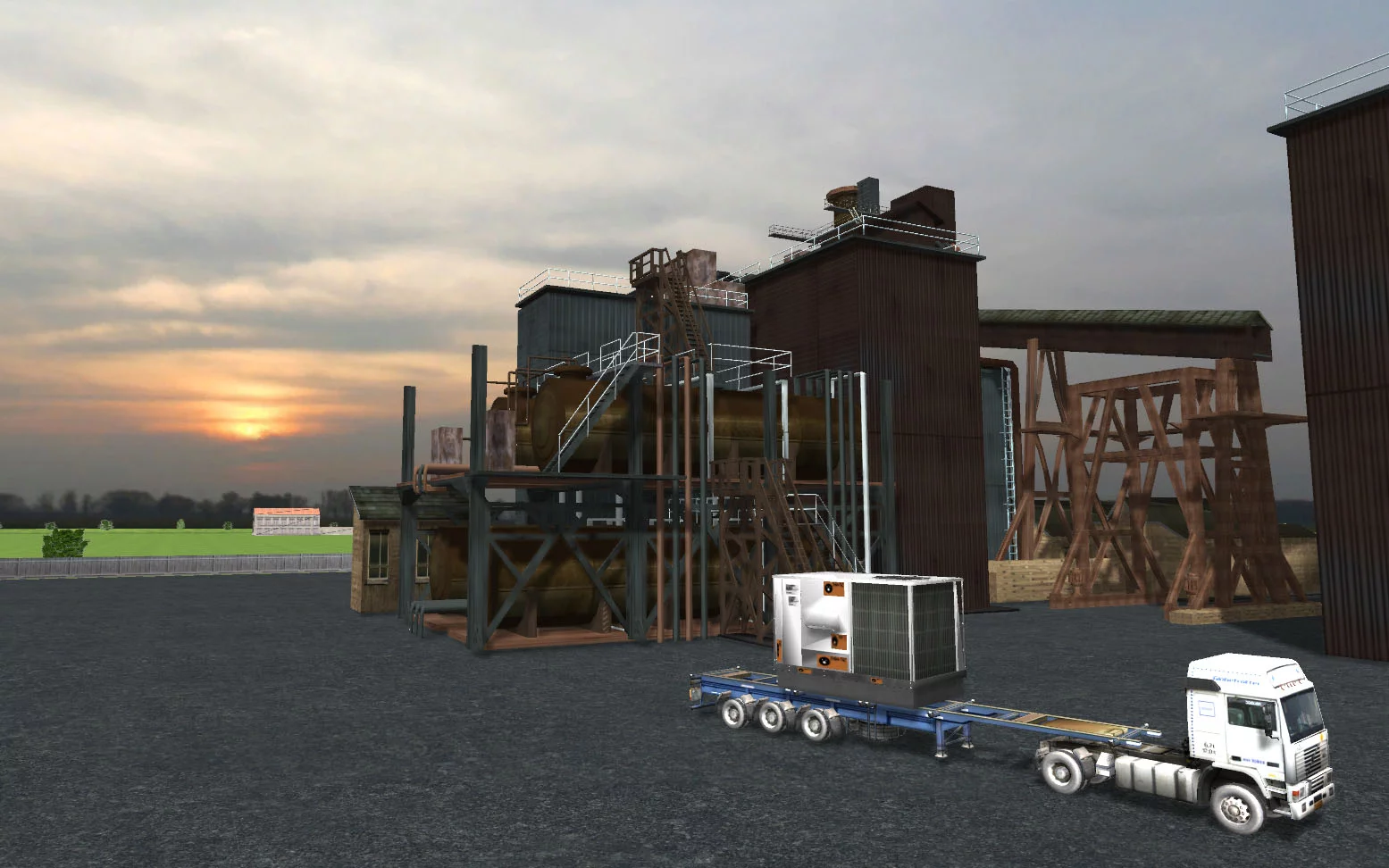 Изображение игры: Heavyweight Transport Simulator