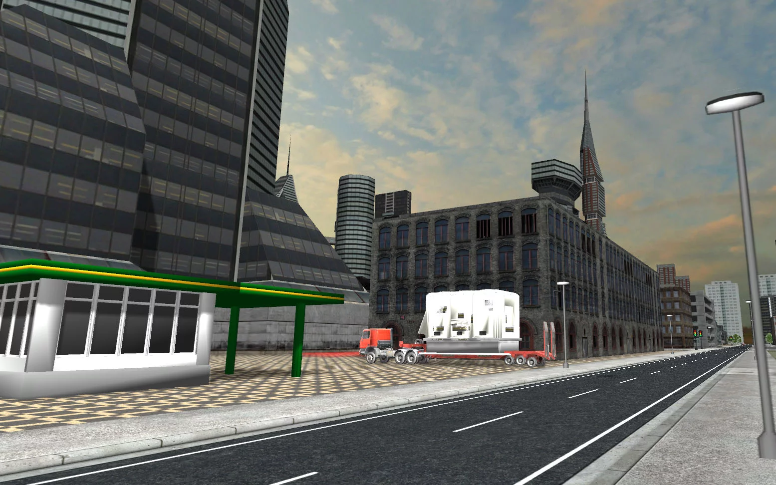 Изображение игры: Heavyweight Transport Simulator
