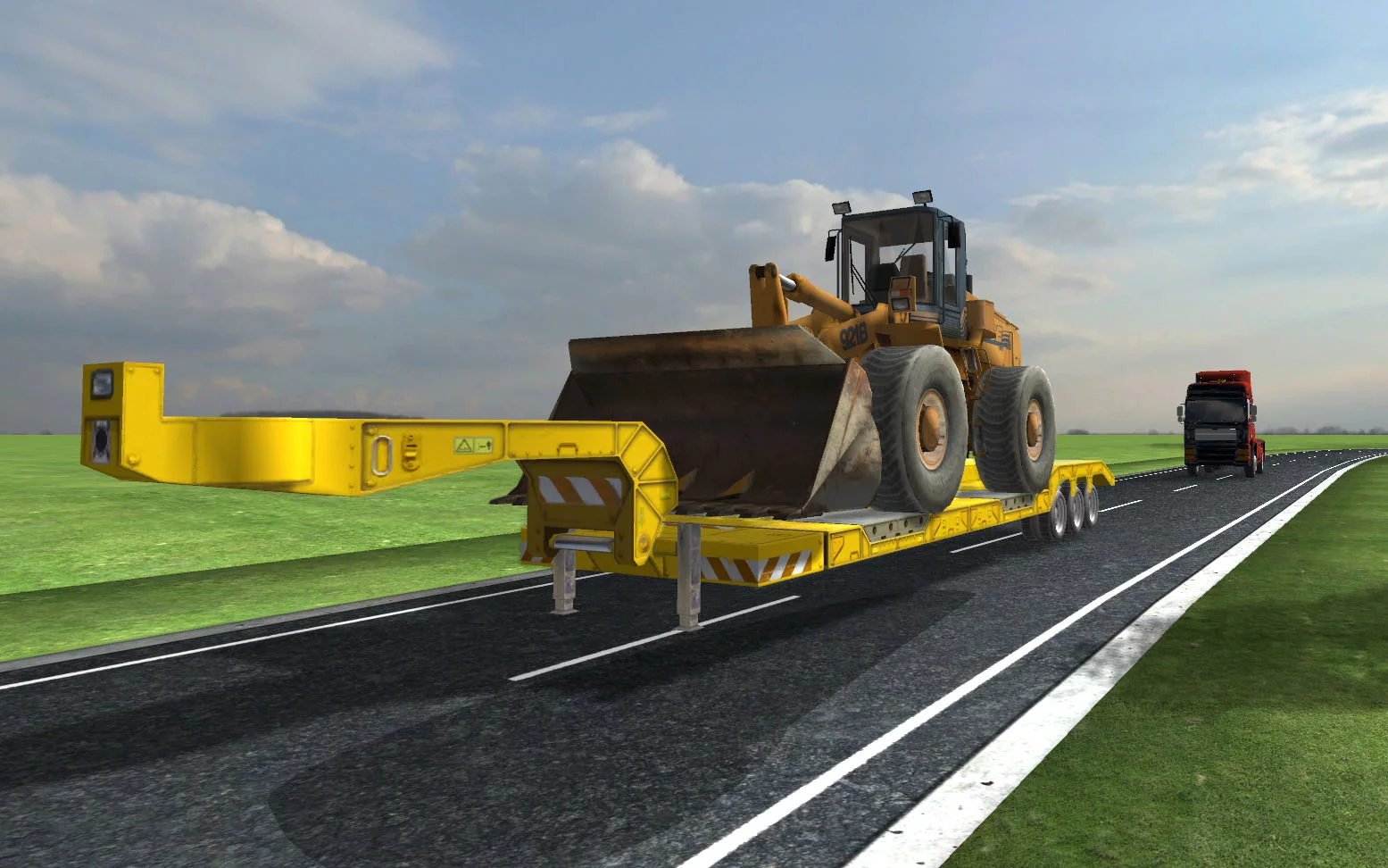 Изображение игры: Heavyweight Transport Simulator