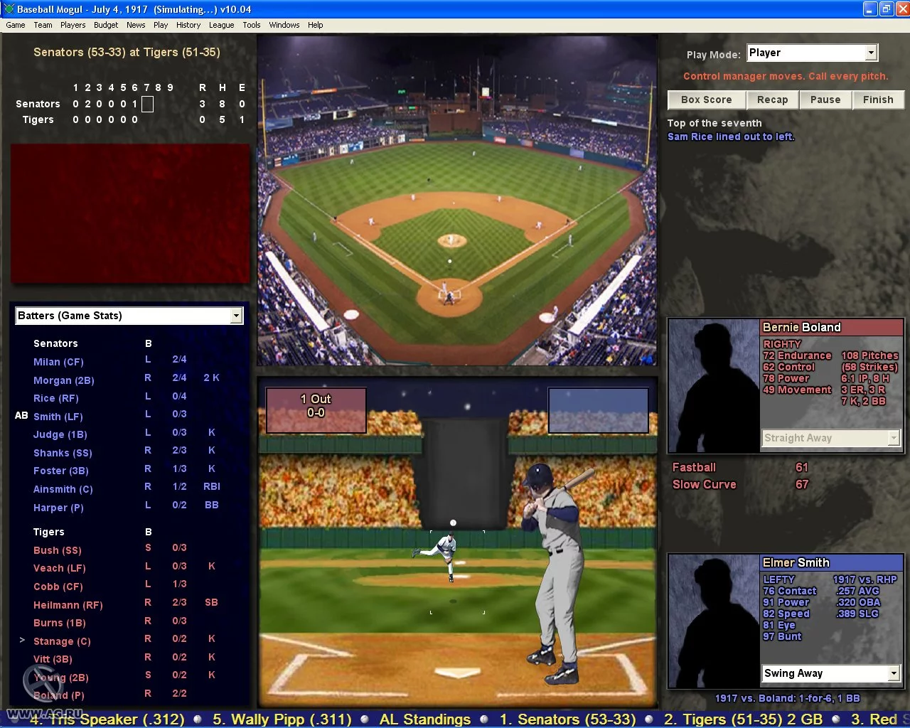 Изображение игры: Baseball Mogul 2008