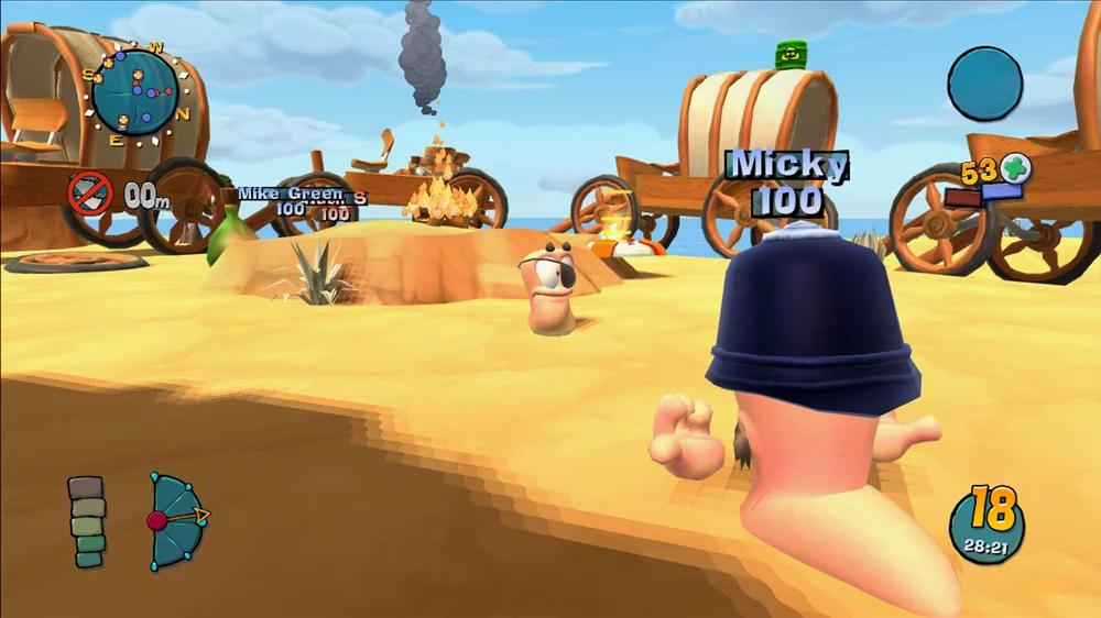 Изображение игры: Worms Collection