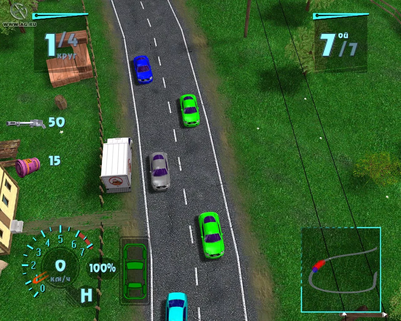 Изображение игры: Arcade Race Crash!