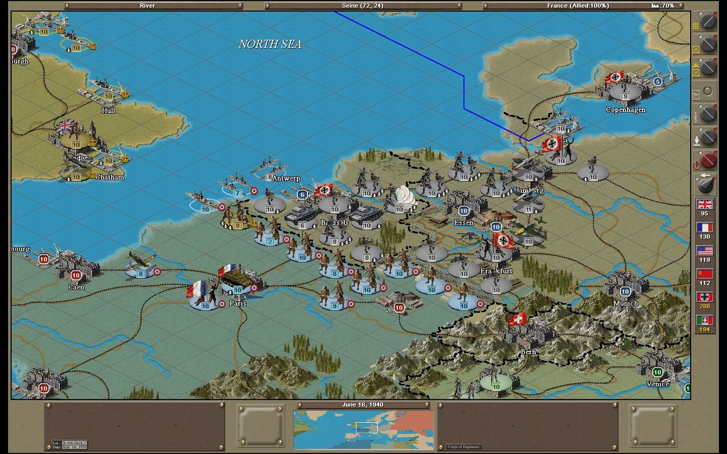 Изображение игры: Strategic Command 2: Weapons and Warfare