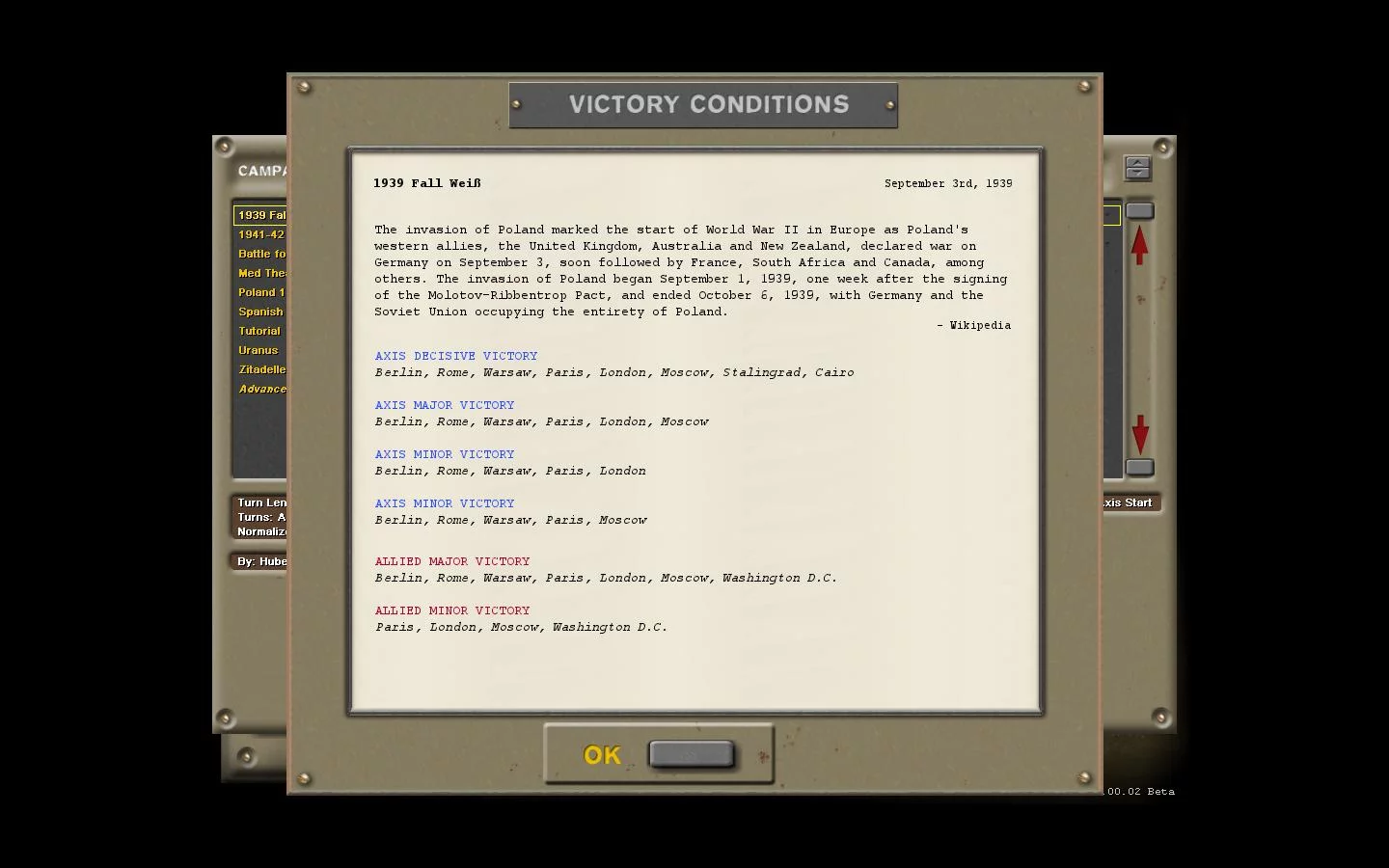 Изображение игры: Strategic Command 2: Weapons and Warfare
