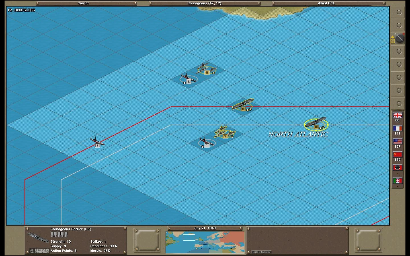 Изображение игры: Strategic Command 2: Weapons and Warfare
