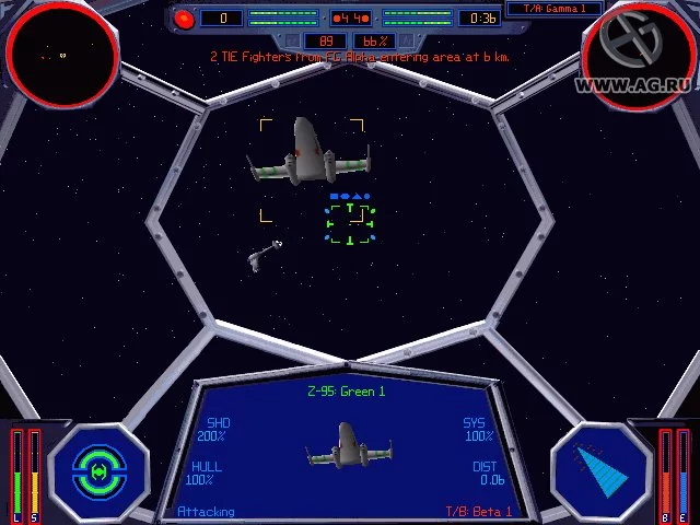 Изображение игры: Star Wars: X-Wing vs. TIE Fighter - Balance of Power