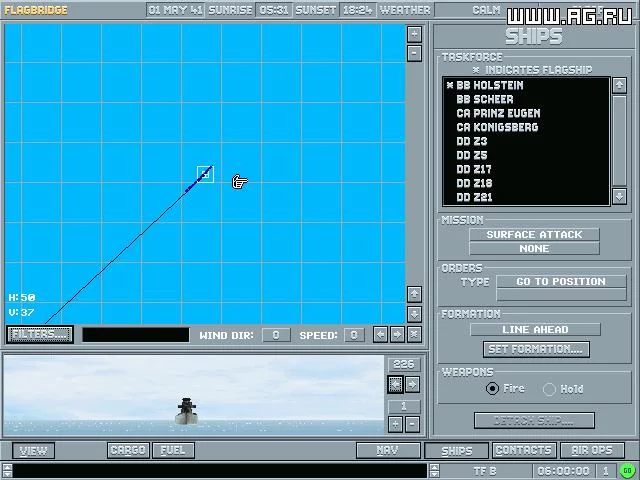 Изображение игры: Great Naval Battles, Vol. 4: Burning Steel, 1939-1942