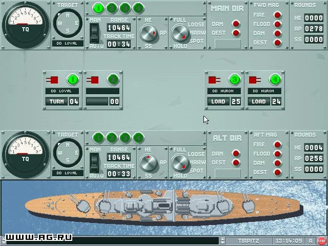 Изображение игры: Great Naval Battles, Vol. 4: Burning Steel, 1939-1942