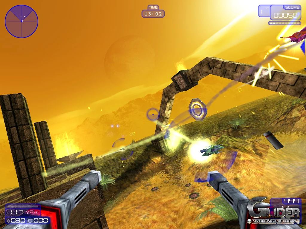 Изображение игры: Glider: Collect 'n Kill