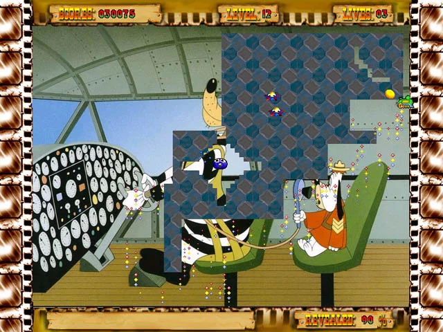 Изображение игры: Cartoon Xonix