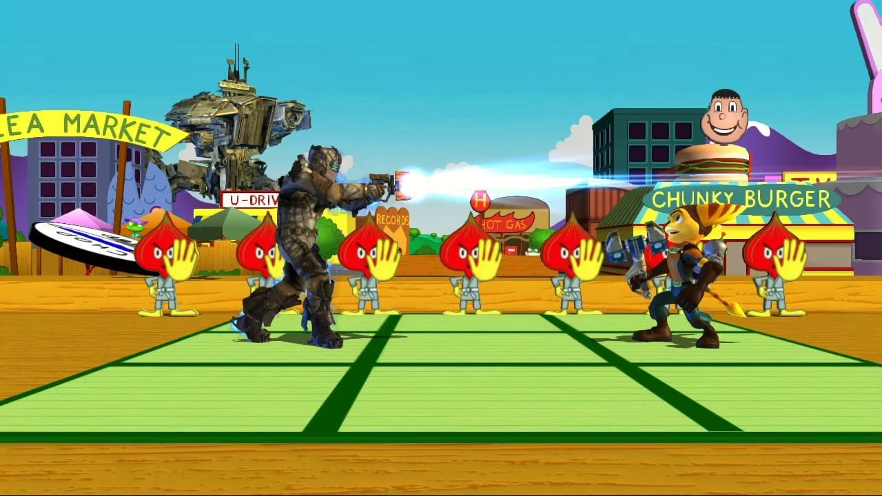 Изображение игры: PlayStation All-Stars: Battle Royale - Isaac Clarke and Zeus DLC
