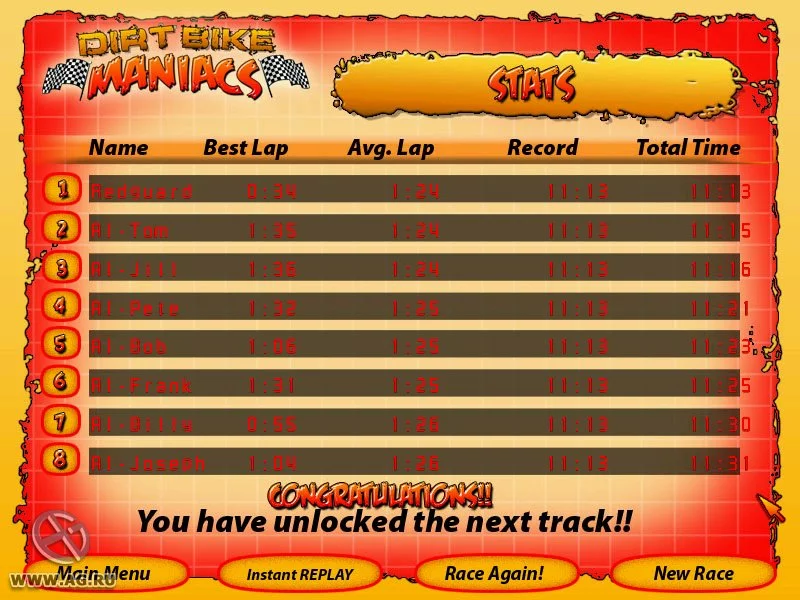 Изображение игры: Dirt Bike Maniacs